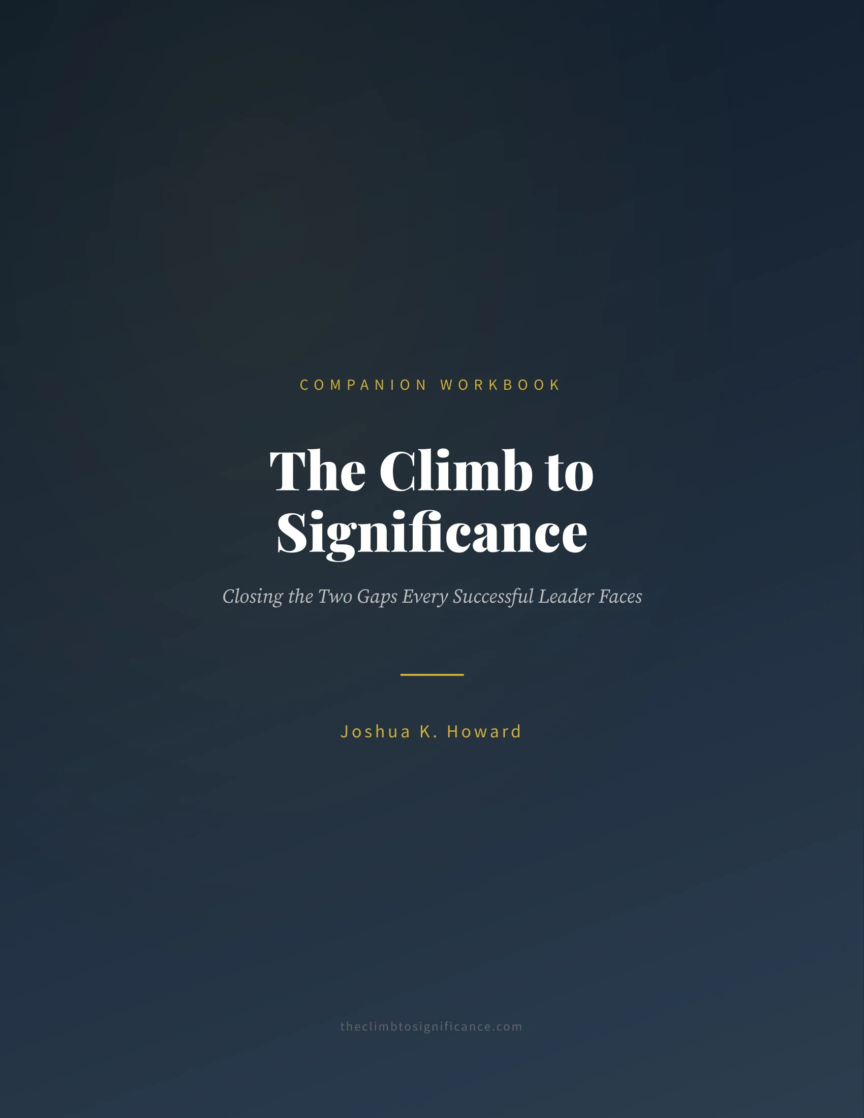 The Two Gaps Companion Workbook